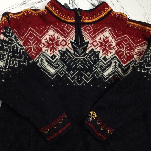 Dale of Norway Thick Wool Ski Sweater (M) - Picture 6 of 8